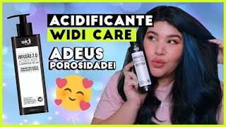 🥰 ACIDIFICANTE INFUSÃO 20 WIDI CARE para cabelos POROSOS NoLow PooVegano [upl. by Orimisac]