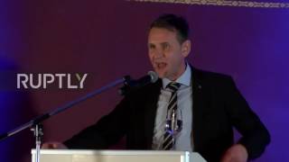 „Denkmal der Schande“ Björn Höcke AfD empört mit HetzRede 17012017  Bananenrepublik [upl. by Ellitnahc]