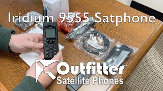 Iridium 9555 Satellite Phone Features and Standard Kit [upl. by Pradeep489]