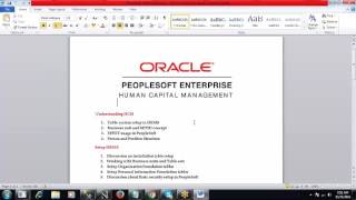 Peoplesoft HR Training Tutorials for Beginners [upl. by Farley480]