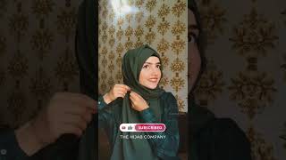 Simple Georgette Chiffon Hijab Tutorial with Inner Cap [upl. by Gunther]