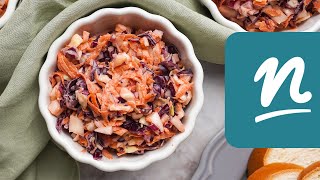 Coleslaw az amerikaiak világhírű káposztasalátája recept  Nosalty [upl. by Ordep]