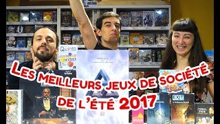 Les meilleurs jeux de société de lété 2017 [upl. by Lazes]