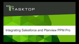 Tasktop Integration Hub Synchronization between Salesforce and Planview PPM Pro [upl. by Atrebla]