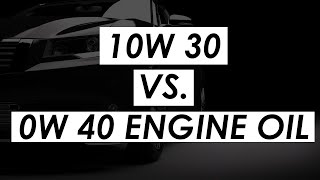 10w30 vs 0w40 engine oil [upl. by Relyat]