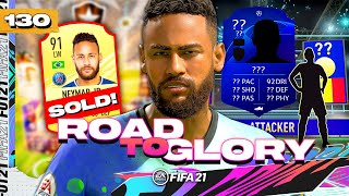 FIFA 21 ROAD TO GLORY 130  NEYMAR SOLD 83 ATTACKER PACK [upl. by Hillell]