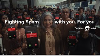 Airtel  Indias First SPAM Fighting Network  AirtelFightsSPAM [upl. by Ruffin41]