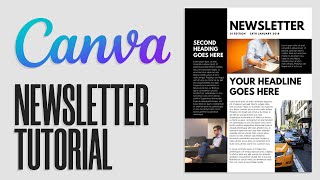 How To Create A Canva Newsletter 2024 Step By Step [upl. by Priebe]