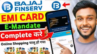 e mandate registration bajaj finserv  bajaj finserv emi card e mandate kaise kare  bajaj e mandate [upl. by Junia411]