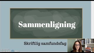 Genreguide Sammenligning i skr samfundsfag [upl. by Goldina]