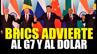 BRICS ALERTA El plan para superar al G7 y lograr la desdolarización mundial [upl. by Dunton]