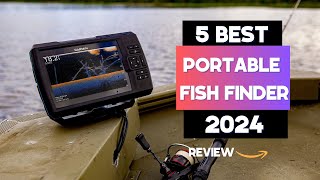 Top 5 BEST Portable Fish Finder 2024 [upl. by Adlev]