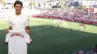 Leandro Antonetti vs Algeciras Debut Sevilla  21 YearOld [upl. by Yurt]