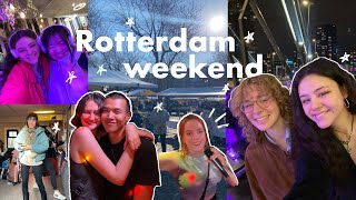 Rotterdam weekend vlog  Erasmus students food spots lots of karaoke [upl. by Slifka]