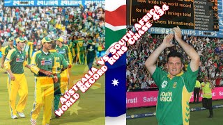 Australia Vs South Africa World Record 434 Runs Chase [upl. by Belier]