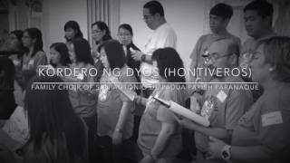 KORDERO NG DIYOS HONTIVEROS  FAMILY CHOIR [upl. by Amari397]