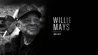 MLB celebrates the life of Willie Mays with a moment of silence across the league [upl. by Rue]