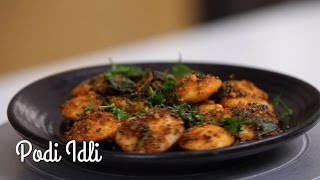 Podi Idli Recipe  How To Make Mini Masala Idli By Preetha  Breakfast Recipe [upl. by Lauraine199]