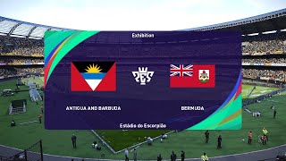 Antigua and Barbuda vs Bermuda 05062024 World Championship CONCACAF PES 2021 [upl. by Raffaj]