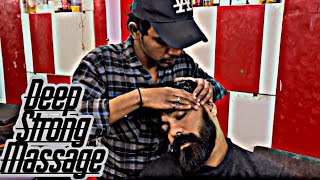 Asmr Deep Strong Head Massage from India 🇮🇳 [upl. by Aleacem]