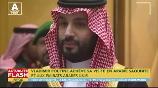 VLADIMIR POUTINE ARRIVE À LA RÉSIDENCE OFFICIELLE DU MONARQUE SAOUDIEN AL YAMAMAH DANS LE CADRE [upl. by Hickey]