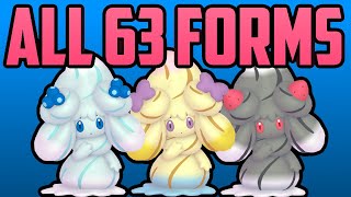 ALL 63 FORMS of Alcremie and How to Get Them  Pokémon Sword amp Shield [upl. by Pack]