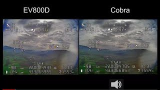 Skyzone Cobra X VS Ev800d range test COMPARISON [upl. by Aem998]