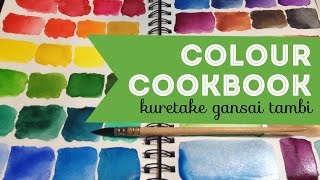 Lightfastness swatches amp review of Kuretake Gansai Tambi Japanese watercolour 36 set [upl. by Refinej852]