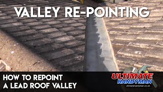 How to repoint a lead roof valley [upl. by Takashi]