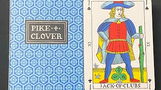 Playing Card Deck Review Pike and Clover No 3 by Cartamundi and Ian Cumpstey [upl. by Cappello]