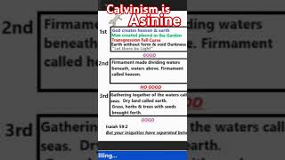 Calvinism is Asinine jesus godsword god biblestudy bible scripture predestination confusion [upl. by Naut]