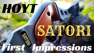 HOYT SATORI ILF RECURVE HUNTING BOW First Impressions [upl. by Alexi]