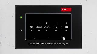 Setting the date and time on a Hoval TopTronic® E controller – 2020 [upl. by Rosenblum]