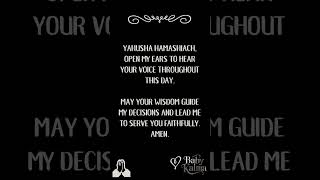 Listen to Yahusha HaMashiach Guiding Your Day With His Wisdom prayer morningprayer shortprayer [upl. by Ahsemal]