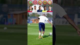 Ronaldo vs Mbappe vs Ramos vs Vini vs Hakimi  Shooting Practice in Training⚽🤯 shorts ronaldo [upl. by Yelyac358]