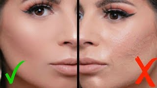 HOW TO AVOID CAKEY MAKEUP amp STOP THE CREASING [upl. by Nosirrah]