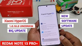 Redmi Note 13 Pro Plus 5g HyperOs 10100 Software Update  Redmi Note 13 Pro Plus HyperOs [upl. by Kosey]