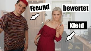 Mein Freund bewertet HOCHZEITSGAST Kleider von ASOS │ LenaHillOnTour [upl. by Nanyt]