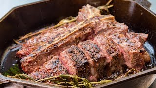 Porterhouse Steak Recipe PeterLuger Style  Episode 82 [upl. by Stearn409]