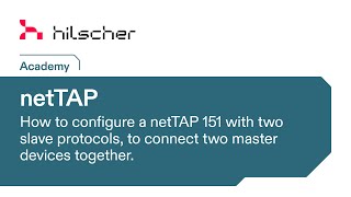 netTAP Tutorial  configure a netTAP 151 with two slave protocols to connect two master devices [upl. by Dugaid883]