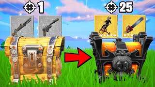 The CHEST UPGRADE Challenge in Fortnite [upl. by Ycal]