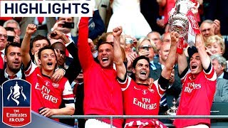 Arsenal vs Hull City  FA Cup Final 2014  Goals amp Highlights [upl. by Drawe]