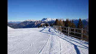 LATEMARPAMPEAGO ALPE CERMIS LUSIABELLAMONTE meraviglie invernali in VAL DI FIEMME [upl. by Laresa]