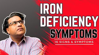 Iron deficiency symptoms 16 signs and symptoms [upl. by Cyrillus]