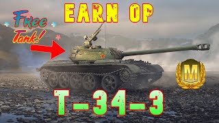 Earn Op T343 Free Tank ll Wot Console  World of Tanks Modern Armor [upl. by Ahselyt358]