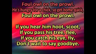 Boomer amp Travis Foul Owl On The Prowl karaoke by request watermark removed Chad Couger [upl. by Corydon]