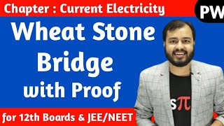 Wheat Stone Bridge  Full Explanation with Proof  Alakh Pandey AlakhSirHighlights [upl. by Nagam]