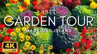 World Famous Island Of Gardens  Mackinac Island Summer Garden Tour 2023 [upl. by Neih181]