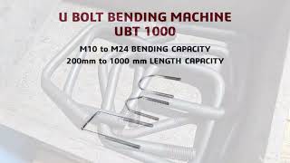 UBOLT BÜKME MAKİNASI  UBOLT BENDING MACHINE UBT 1000 [upl. by Haraf]