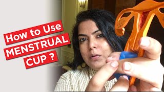 How to use a menstrual cup How to insert a menstrual cup menstrualcups [upl. by Noll12]